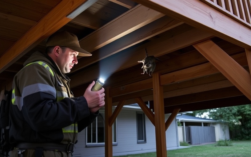 Under Deck Possum Removal in Balwyn north